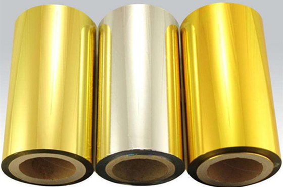 Film vinil Pemotongan Warna Metalik PET Tahan UV 0,06mm Untuk Periklanan