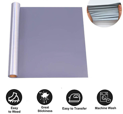 230 Micron Heat Transfer PET Film TPU Reflektif Transfer Film Untuk Tekstil Campuran
