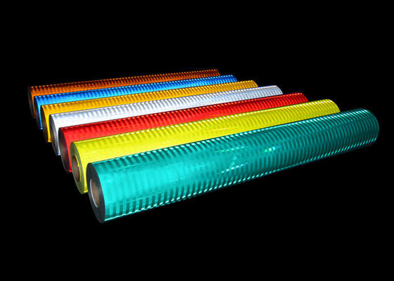 Metallized High Intensity Prismatic vinil Retro Reflektif Terpal Untuk Rambu Lalu Lintas