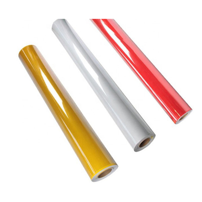 Tanda Lalu Lintas PET Reflektif Terpal Film Glass Bead Advertising Grade