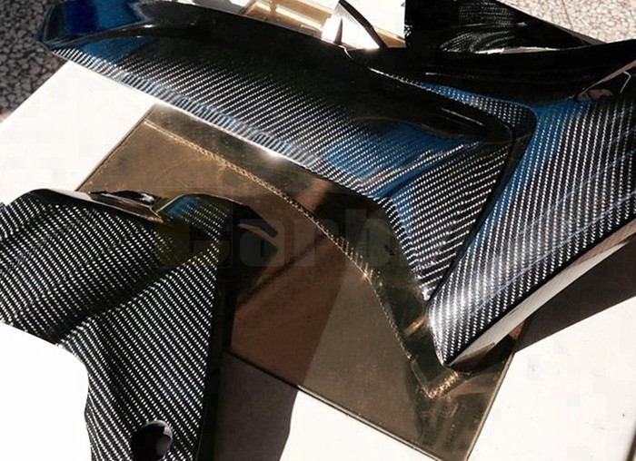 Eksterior Interior Hitam 6D Carbon Fiber Car Vinyl Wrap Roll Air Release