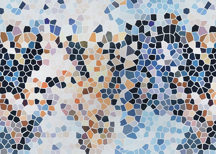 Diversity Colored Privacy Stained Dekoratif Kaca Film Kaca 1.22Mx50M