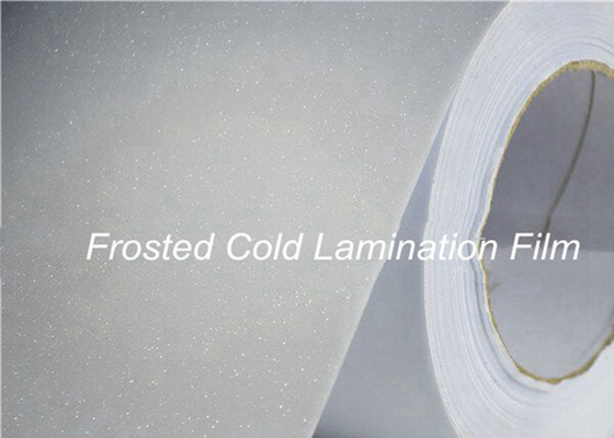 Pelindung 0.5mm Frosted PVC Cold Laminating Film Gulungan Untuk Album Foto